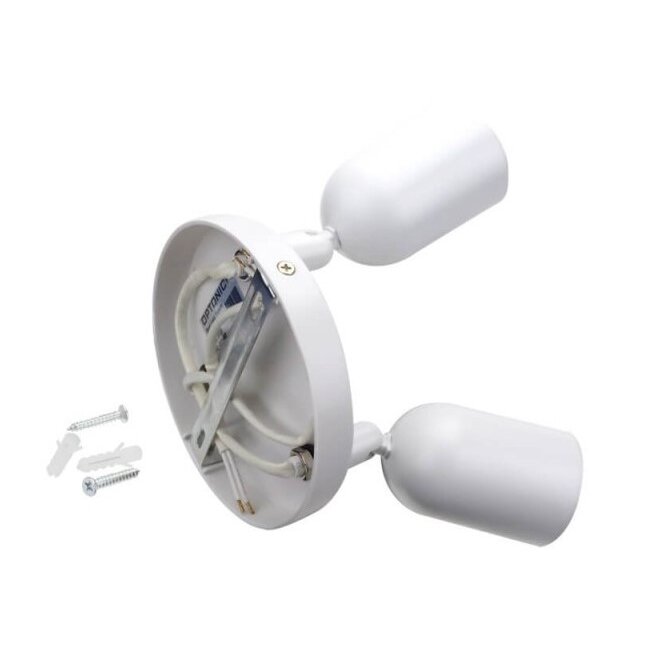 LED taškinis šviestuvas, plastikinis, 3xGU10, baltas 2 LED taškinis šviestuvas, plastikinis, 3xGU10, baltas 2