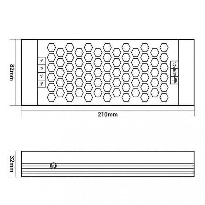 LED maitinimo šaltinis, 12V, 200W, 3 metai garantija 2