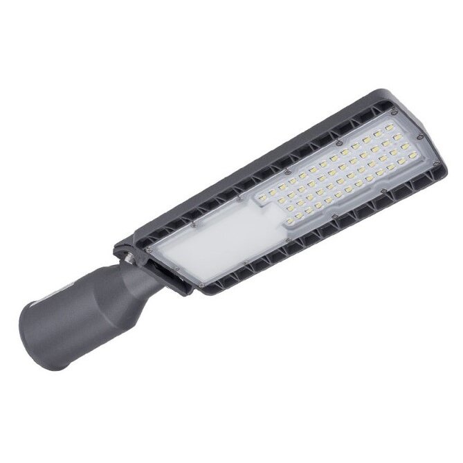LED gatvės šviestuvas, su viršįtampio apsauga, 150Lm/W, 30W, šalta balta šviesa