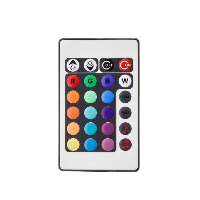 LED Music maitinimo valdiklis, 12-24V, 4A/kan., 3 kanalai, su IR pulteliu 1