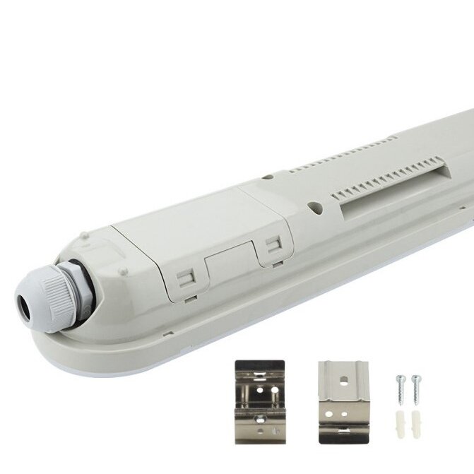 LED šviestuvas, 40W, vandeniui atsparus, 120cm, sujungiamas, neutrali balta šviesa 1 LED šviestuvas, 40W, vandeniui atsparus, 120cm, sujungiamas, neutrali balta šviesa 1