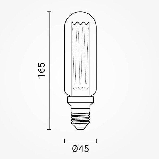 LED Bulb E27 3W, Amber, Warm Light 5