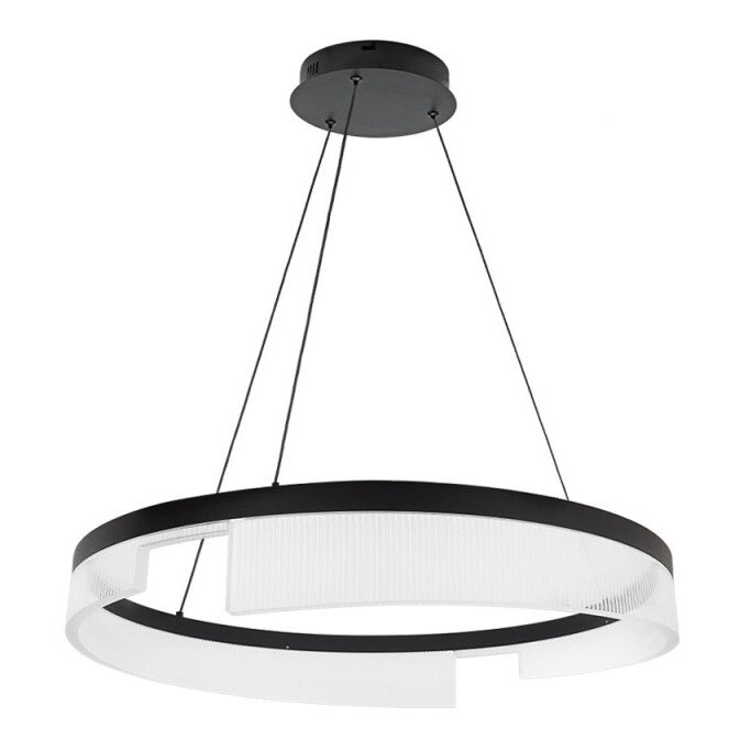 LED Pendant Lamp, 23W, Sand Black, Warm Light 1