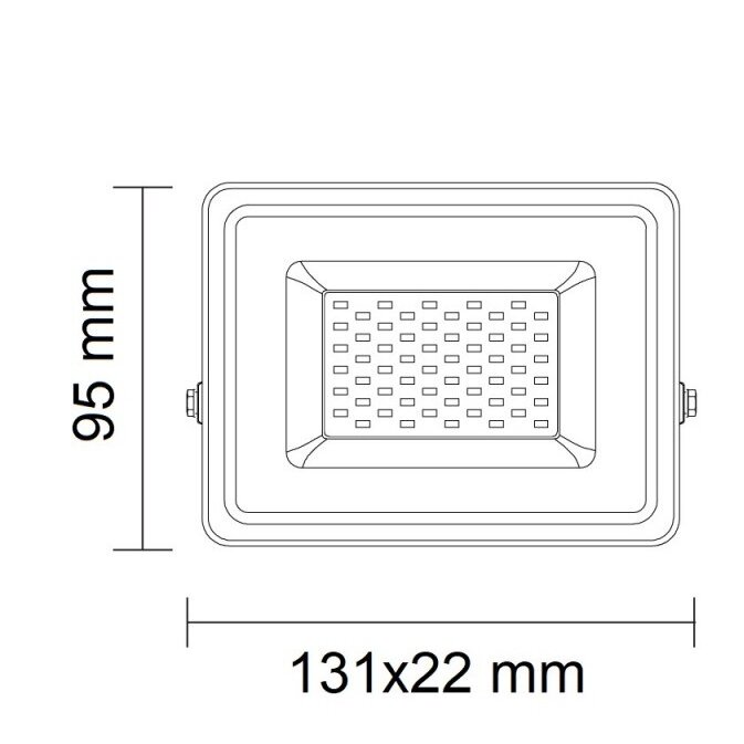 LED Floodlight, Black, Premium Line, 5 Years Warranty, 10W, White Light 2