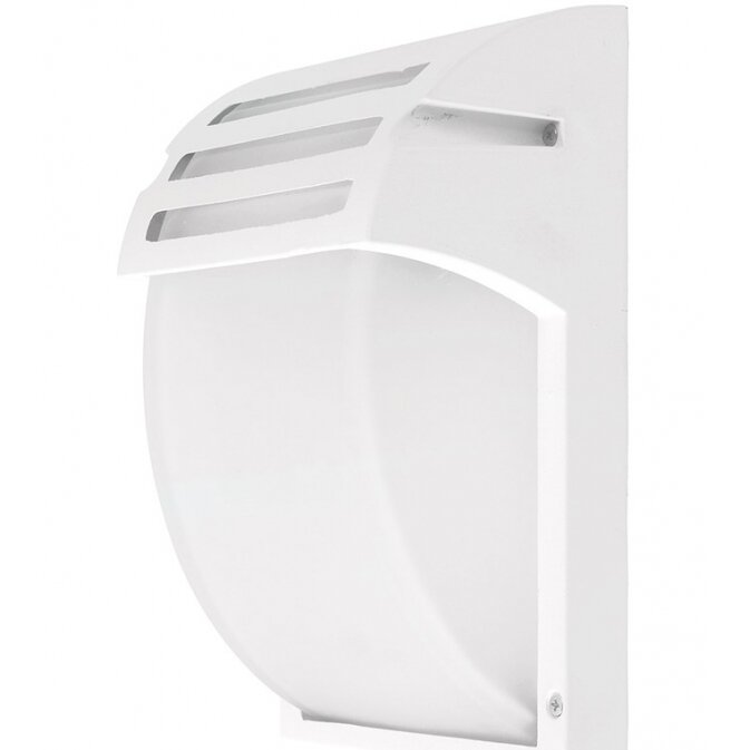 LED Wall Light, Matt White