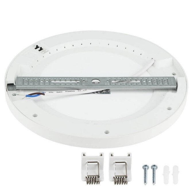 LED Backlit Surface Panel, Round, White, PIR Sensor, 10/15/18W, CCT 1