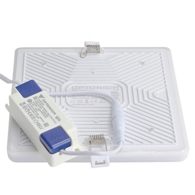 LED Frameless Panel, Square, 24W, White Light 2