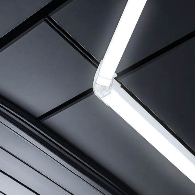 LED korys (hexagon), 14HEX, 456W, šalta balta šviesa 5