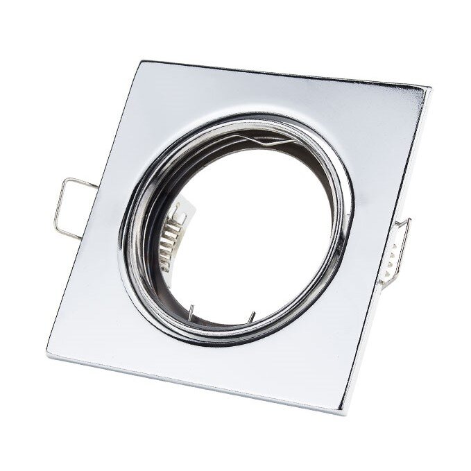 LED Ring, Square, Adjustable, Chrome