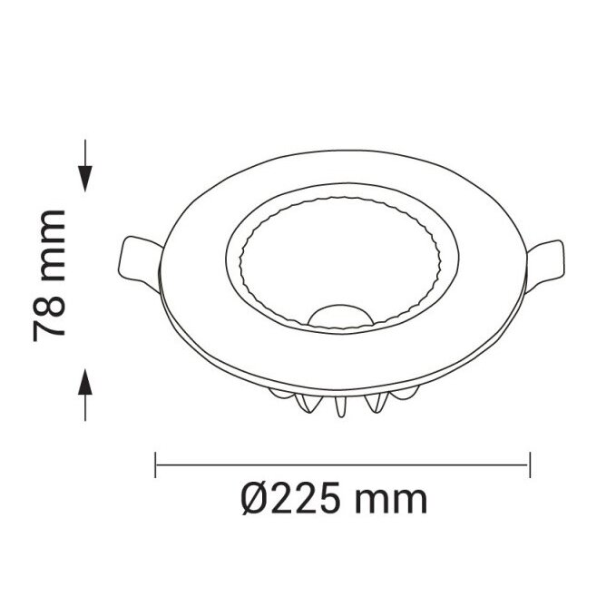 LED Spot Downlight, TUV Pass, 145°, 30W, Neutral Light 2