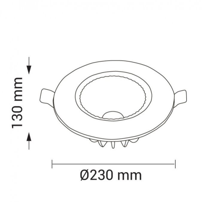 LED taškinis šviestuvas, TUV sertifikuotas, 60W, neutrali balta šviesa 2 LED taškinis šviestuvas, TUV sertifikuotas, 60W, neutrali balta šviesa 2