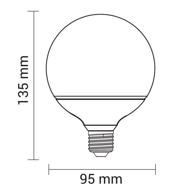 LED Bulb E27 G95 12W, White Light 1 LED Bulb E27 G95 12W, White Light 1