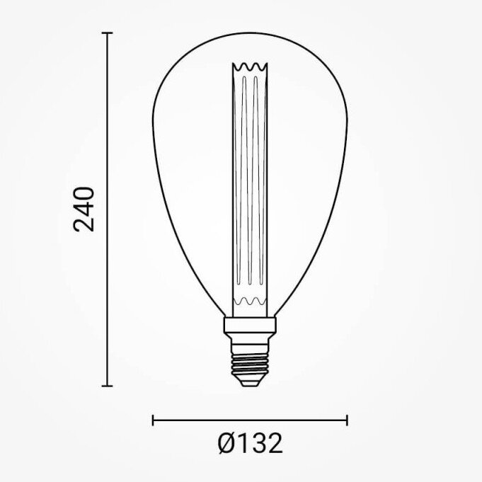 LED lemputė E27 3W, gintarinė, šilta balta šviesa 6 LED lemputė E27 3W, gintarinė, šilta balta šviesa 6