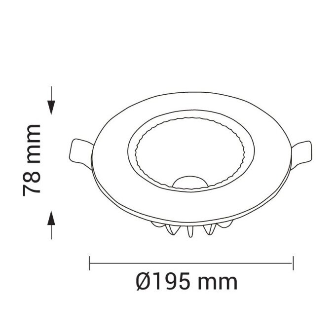 LED taškinis šviestuvas, TUV sertifikuotas, 145°, 20W, šalta balta šviesa 2 LED taškinis šviestuvas, TUV sertifikuotas, 145°, 20W, šalta balta šviesa 2