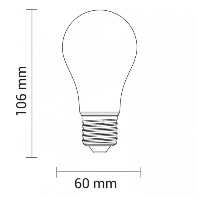 LED Bulb E27 A60 4W, Neutral Light 1