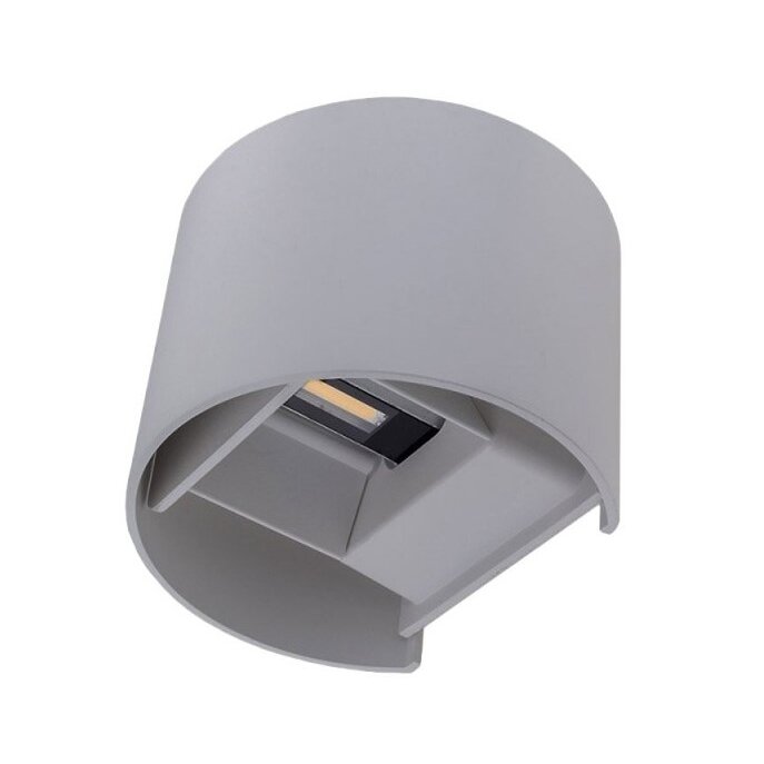 LED Wall Light, Grey, Round, Adjustable Beam, 6W, Neutral Light 4