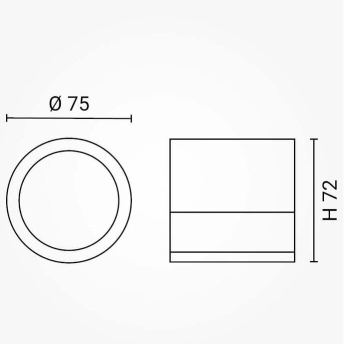 LED Surface Downlight, 7W, Round, White 5