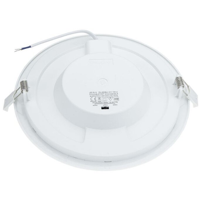 LED šviestuvas, 20W, plonas, temdomas, CCT 3000K-6000K 2