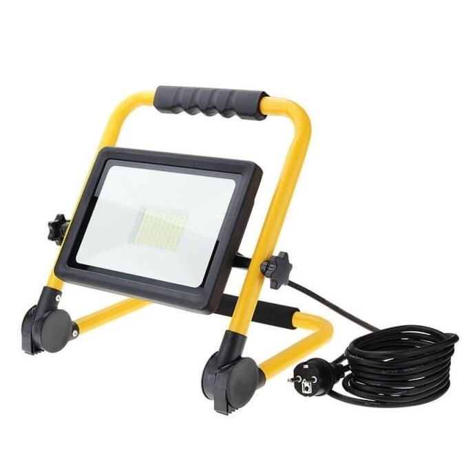 LED prožektorius, nešiojamas, 50W, šalta balta šviesa 2