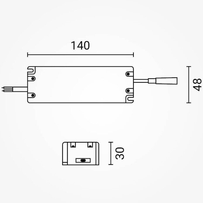 LED Dimmable Driver, 30-42V, 45W 2