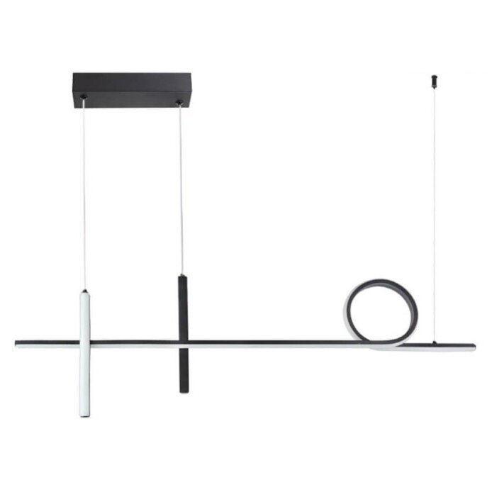 LED Pendant Lamp, 24W, Black/White, Warm Light 1