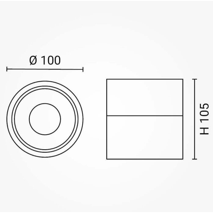 LED Downlight, 12W, Black, Adjustable, Neutral Light 4