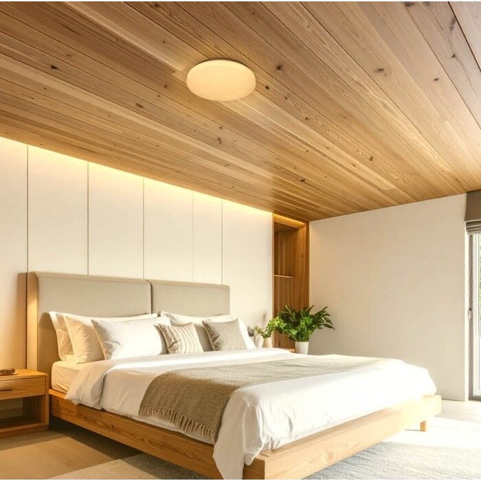 LED Ceiling Light, 12W, DIP-Switch, Matt Cover, CCT 4
