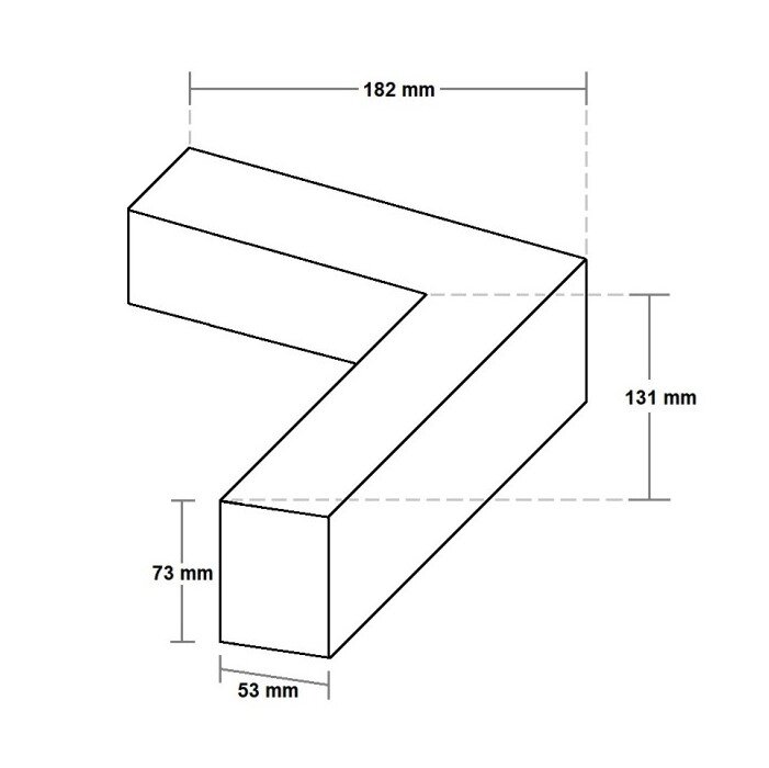 LED Linear L-Shape Connector, Slim, Linkable, 10W, Silver, Neutral Light 3