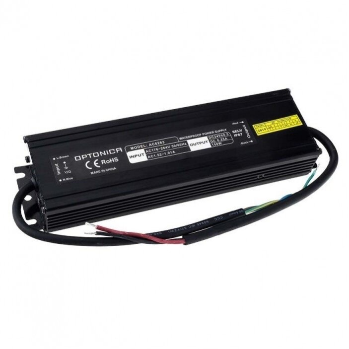 LED Waterproof Power Supply, IP67, 24V, 150W 1