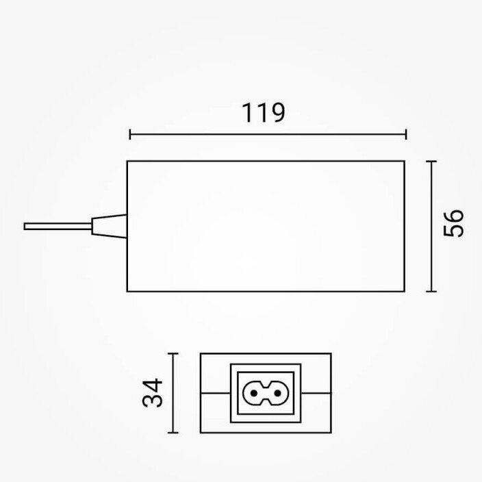 LED Power Supply, 24V, 36W, 3 Years Warranty, with AC Plug 3