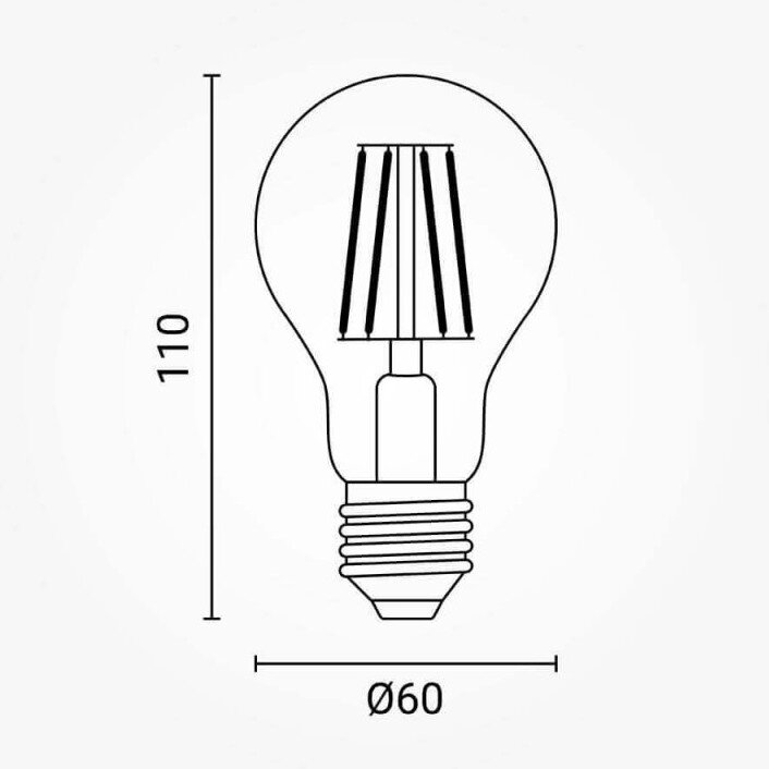 LED Bulb E27 A60 10W, Neutral Light 1