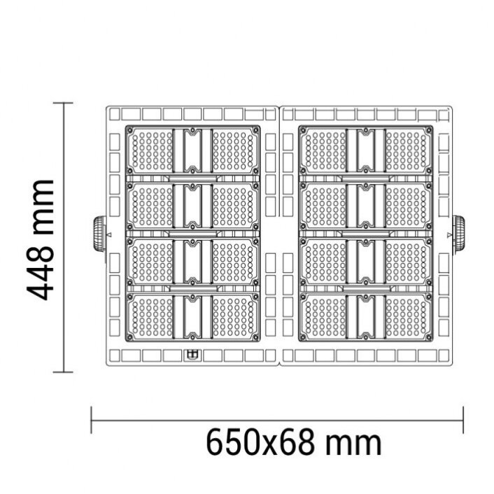 LED stadiono prožektorius, 480W, šalta balta šviesa 1