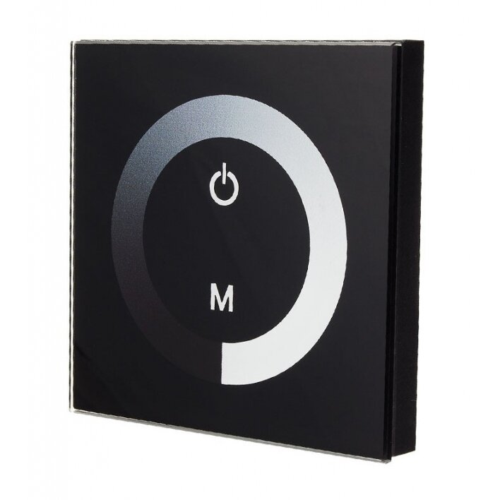 LED Dimmer Wall Console, Sensor, Black