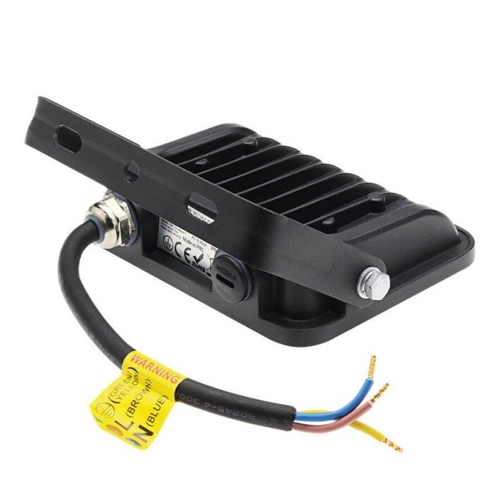 LED prožektorius, juodas, 90Lm/W, 20W, šilta balta šviesa 2 LED prožektorius, juodas, 90Lm/W, 20W, šilta balta šviesa 2