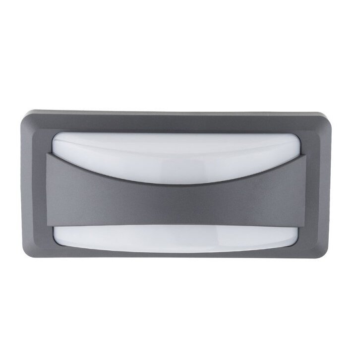 LED sieninis šviestuvas, pilkas, 12W, neutrali balta šviesa 1