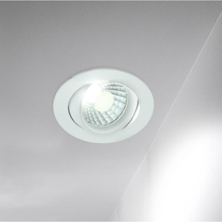 LED Downlight, Round, Rotatable, 60°, 8W, White Light 3