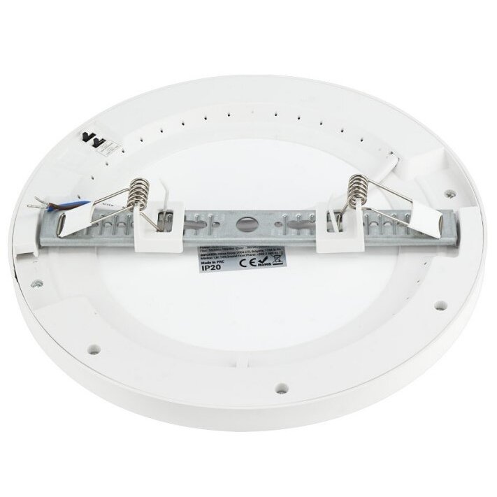 LED Backlit Surface Panel, Round, White, 10/15/18W, CCT 2