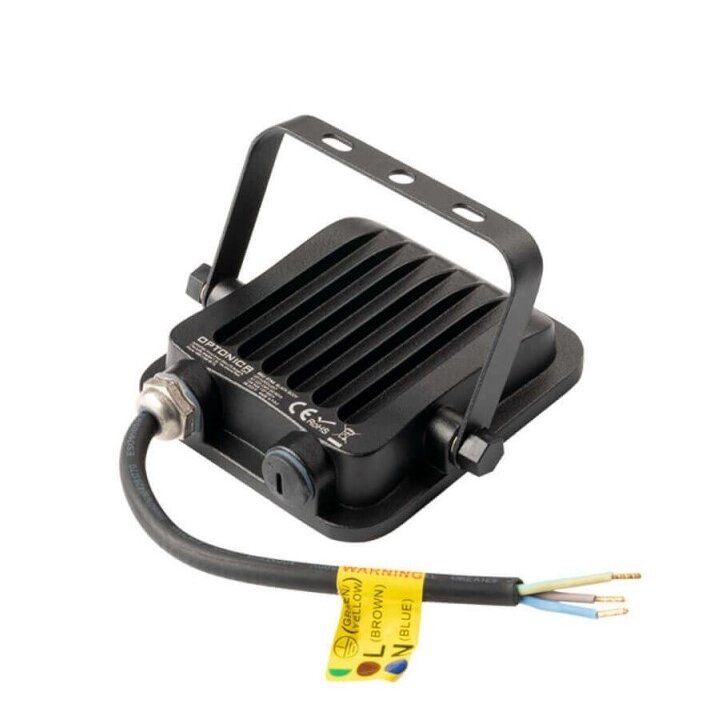 LED prožektorius, juodas, 10W, RGB 1