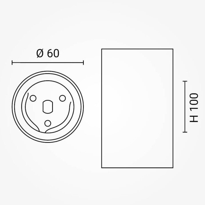 LED Spotlight Fixture, Aluminium, White 3