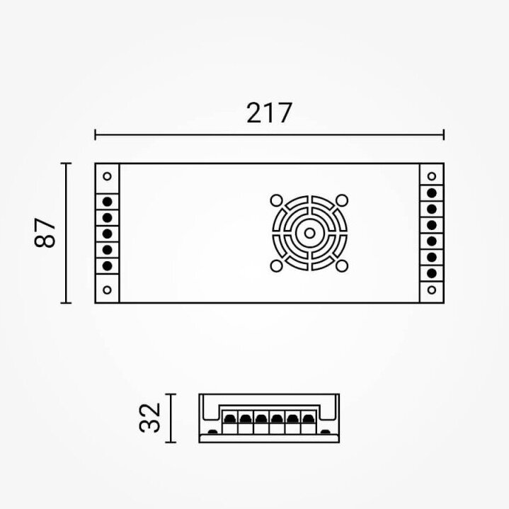 LED Strip Power Supply, 5V, 300W 2