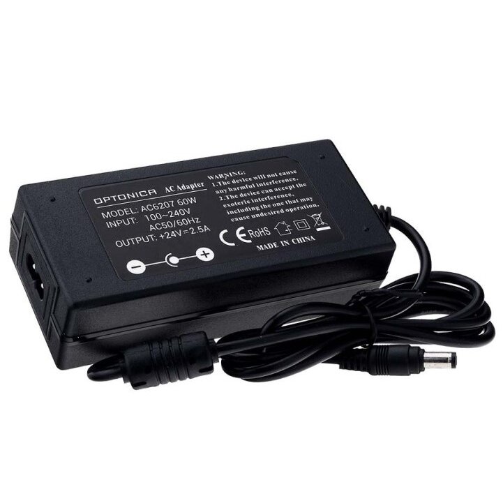 LED Power Supply, 24V, 60W, 3 Years Warranty, with AC Plug 2