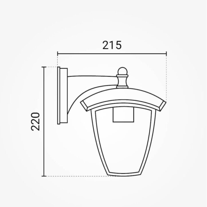 LED Wall Light, Down, Matt White 3