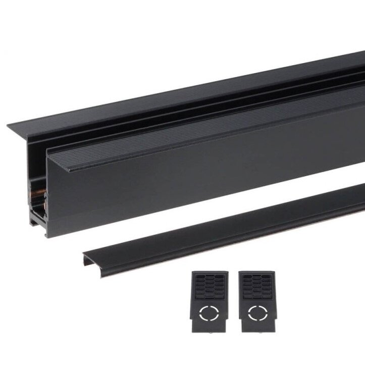 LED Magnetic Track System R15, width 1.9cm, Built-In, Black, length 1.5m 3