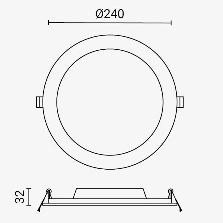 LED Mini Module, Round, 3 Years Warranty, Premium Line, 24W, CCT 6