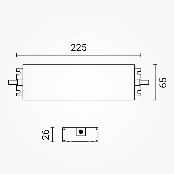 LED maitinimo šaltinis, 12V, 150W, vandeniui atsparus 2