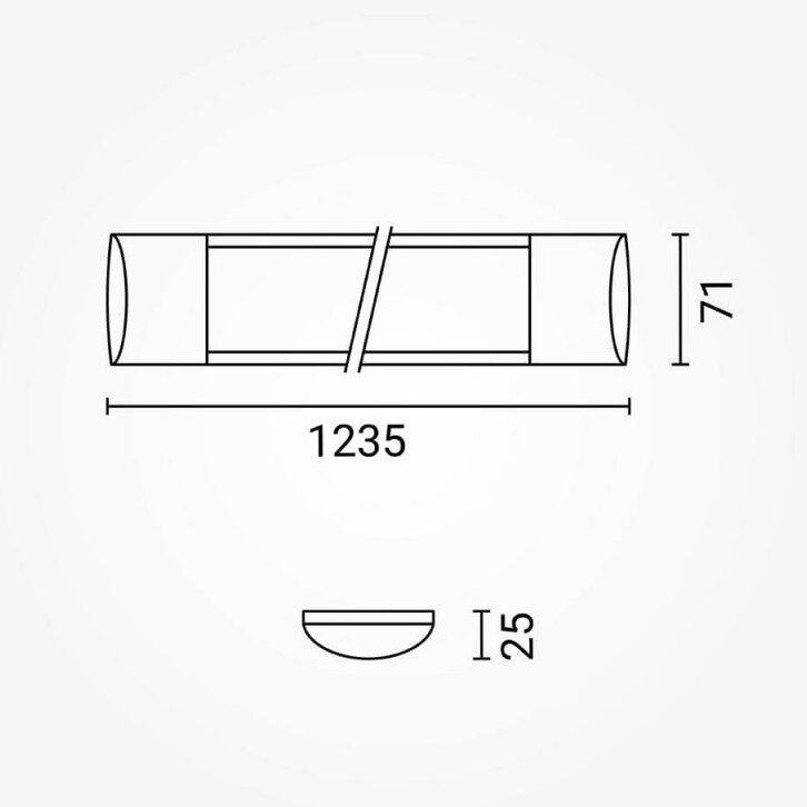 LED Batten Fixture, 40W, CCT, 120cm, IP20 3