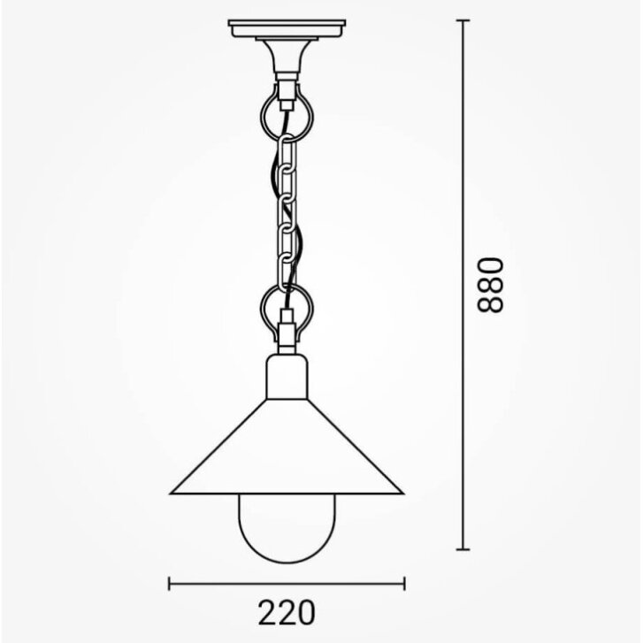 LED kabanti lempa, E27, juoda 5