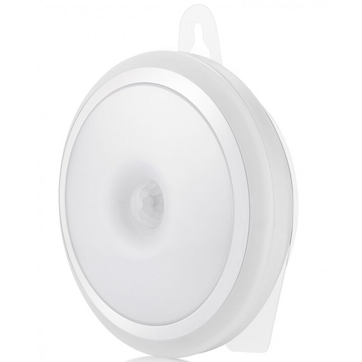 LED šviestuvas, 0.5W, PIR jutiklis, neutrali balta šviesa