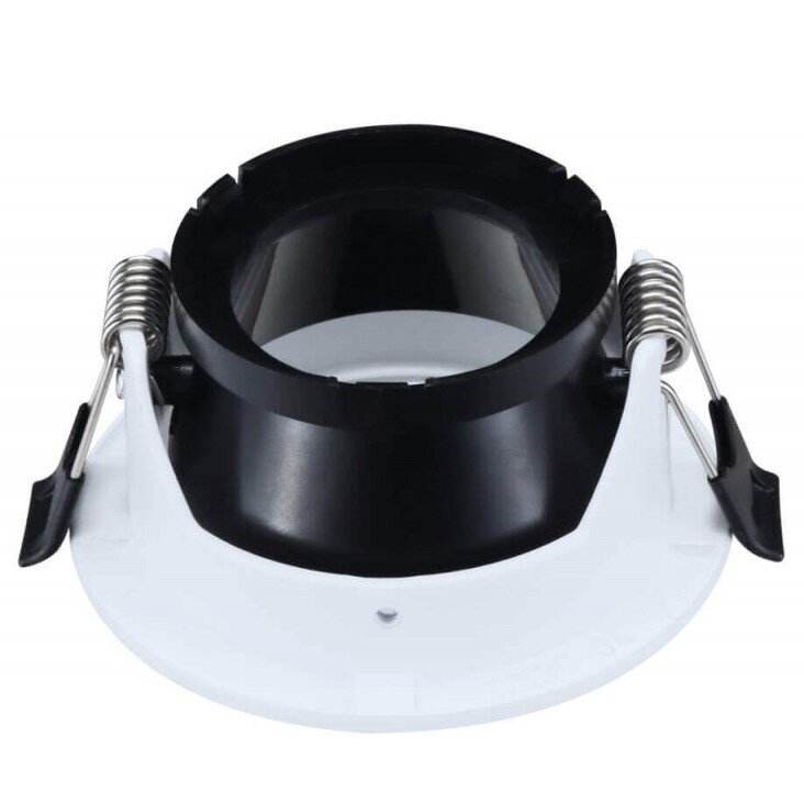 LED Spotlight Fixture, Round, White, Crescent 2