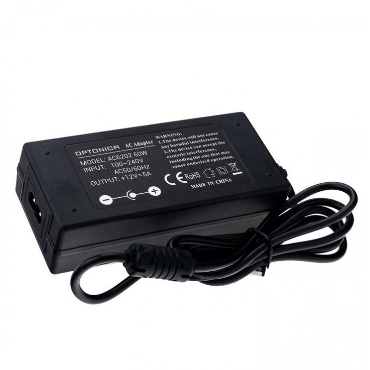 LED Power Supply, 12V, 60W, 3 Years Warranty, with AC Plug 2